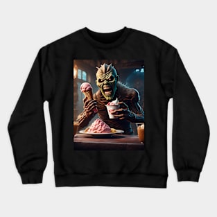 Eddie eating ice cream Crewneck Sweatshirt